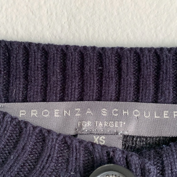 Proenza Schouler for Target botanical fern sweater cardigan X small pre-owned - Picture 3 of 10